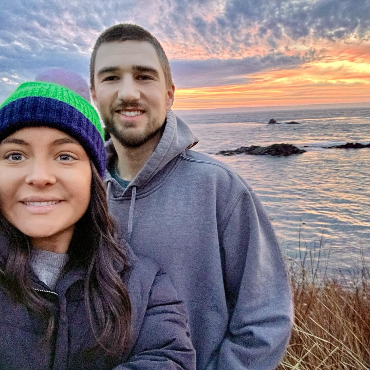 The very first sunrise in the United States of 2024 in Lubec, Maine