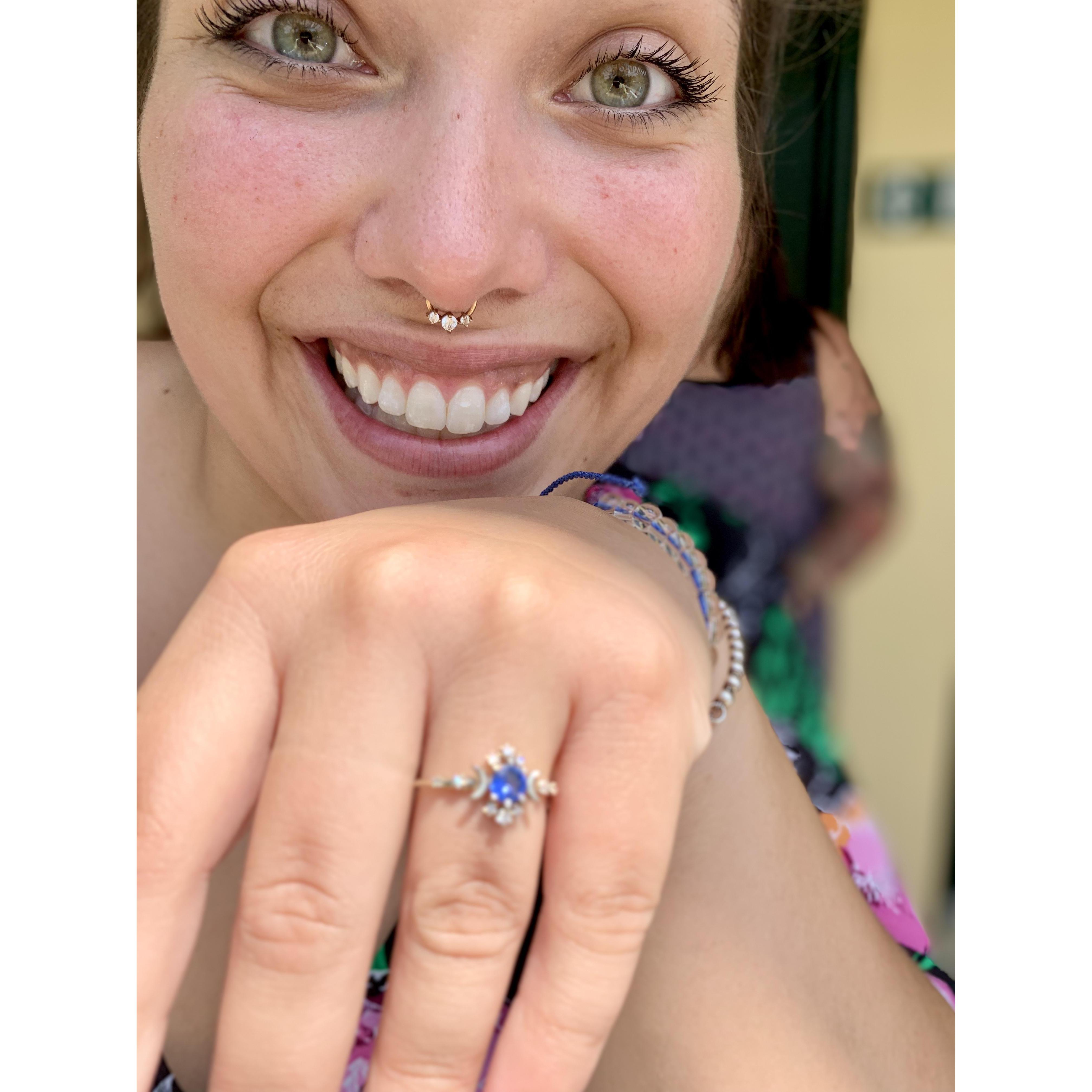 He proposed!