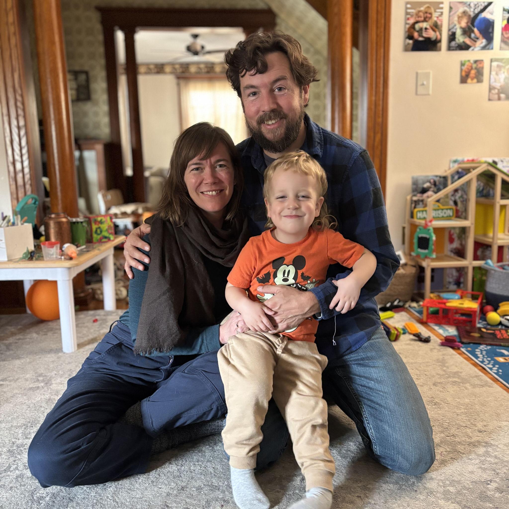 With our adorable nephew Harry in Connecticut!