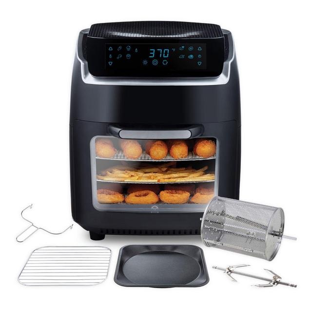 Modernhome Aria 10 qt. Air Fryer with Accessory Set in Black