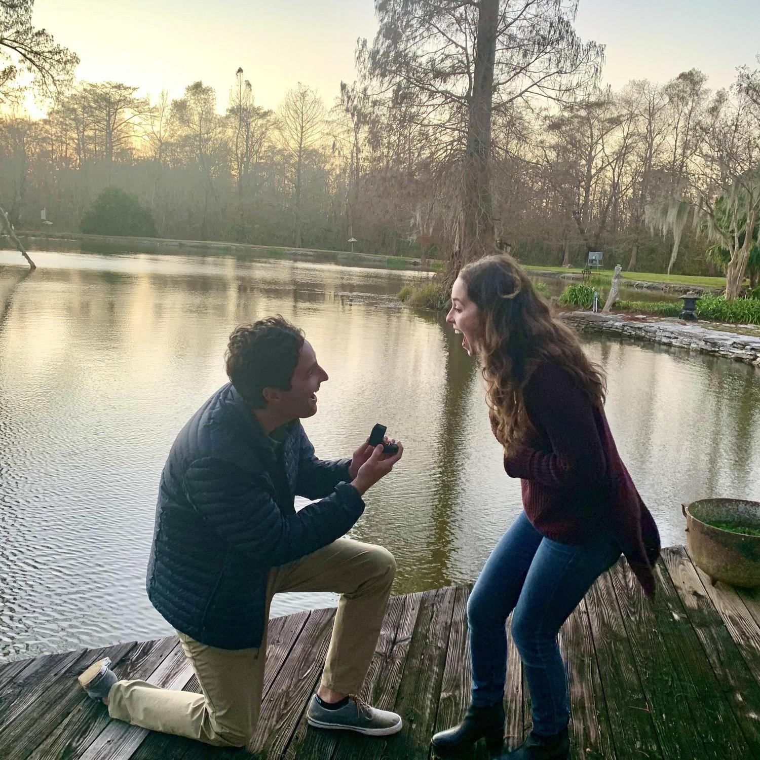 Proposal, Christmas Eve 2020 in Thibodaux