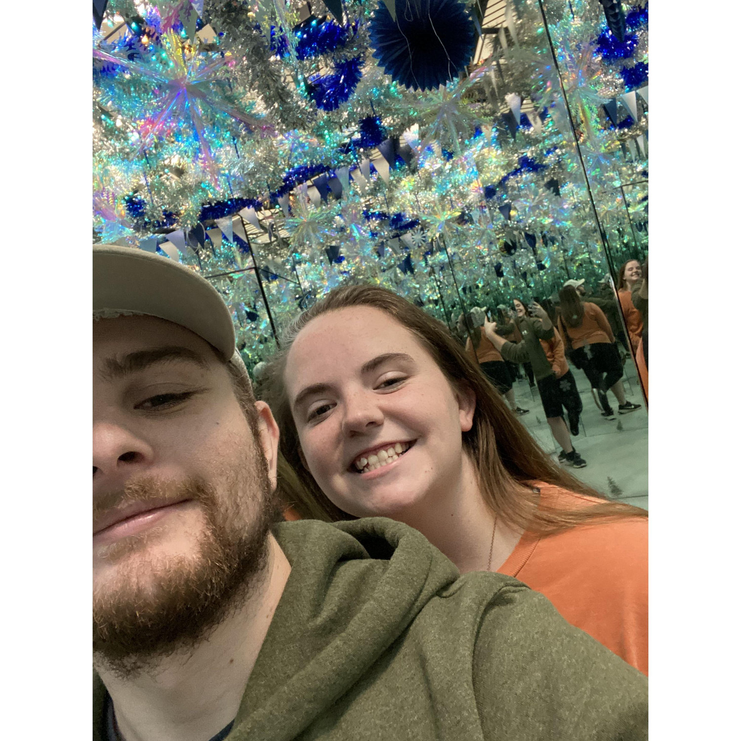 Museum of Illusions. (This is how Collin takes most pictures for some reason)
