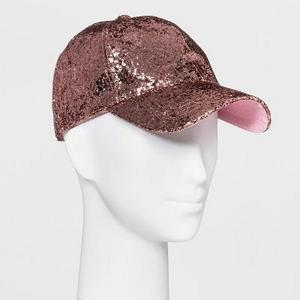 Women's Glitter Baseball Hat - Mossimo Supply Co.™ Pink