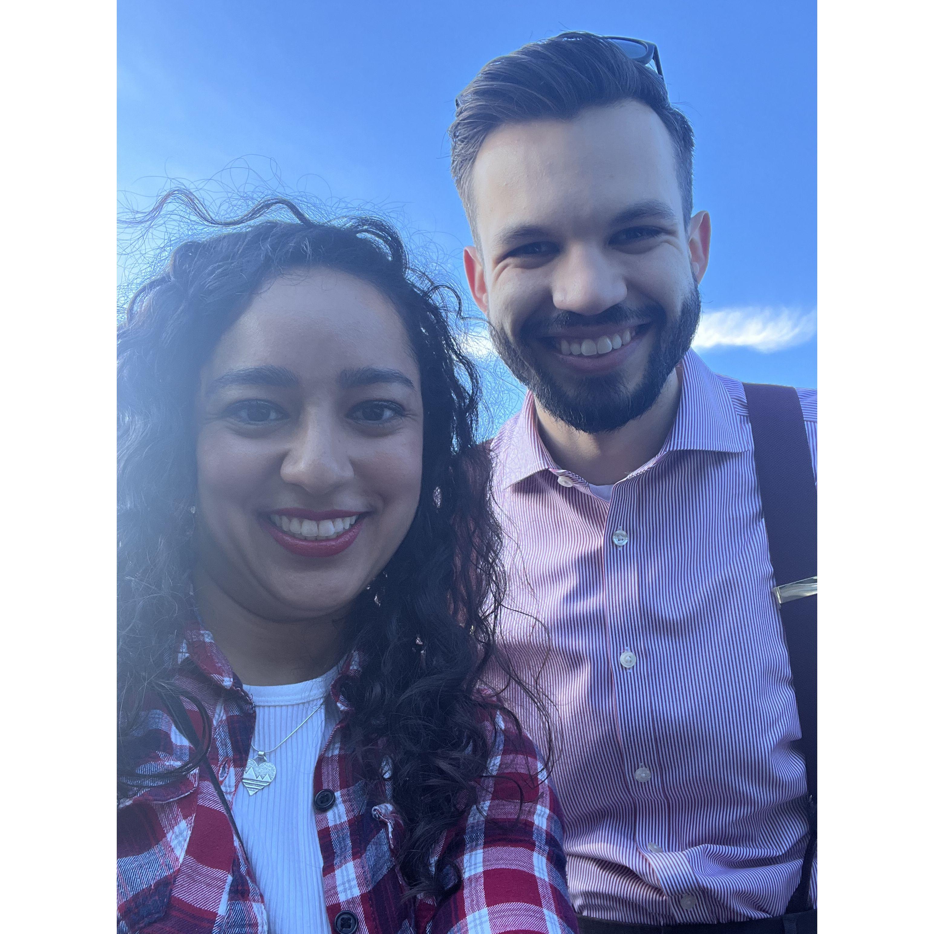 First day as a couple!