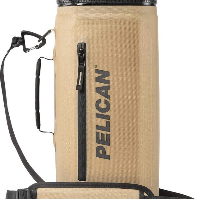 Pelican Dayventure Sling Soft Cooler | 12 Can or 4 Wine Bottle Capacity with Ice | Water-Resistant, Tear-Proof Outer Shell | Padded Shoulder Strap