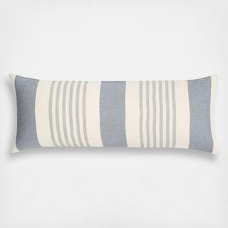 Laurentis Crinkle Stripe Rectangular Pillow Cover
