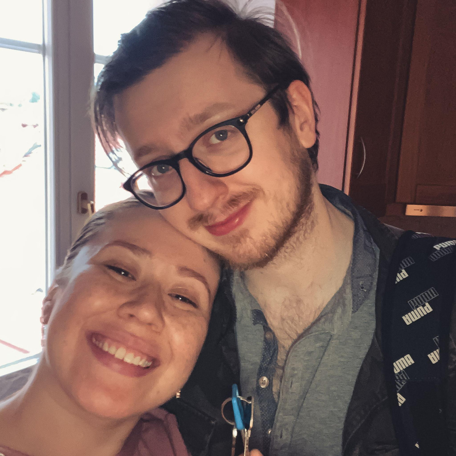 We moved in together, our first apartment