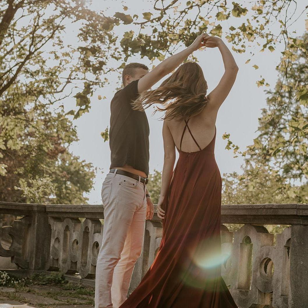 Engagement Photos - Mellon Park
