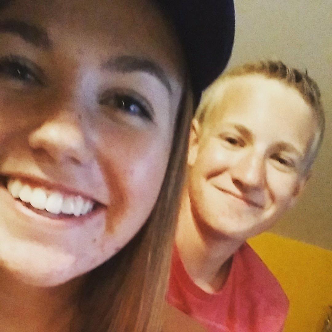 One of our very first pictures together. We were 15 years old!