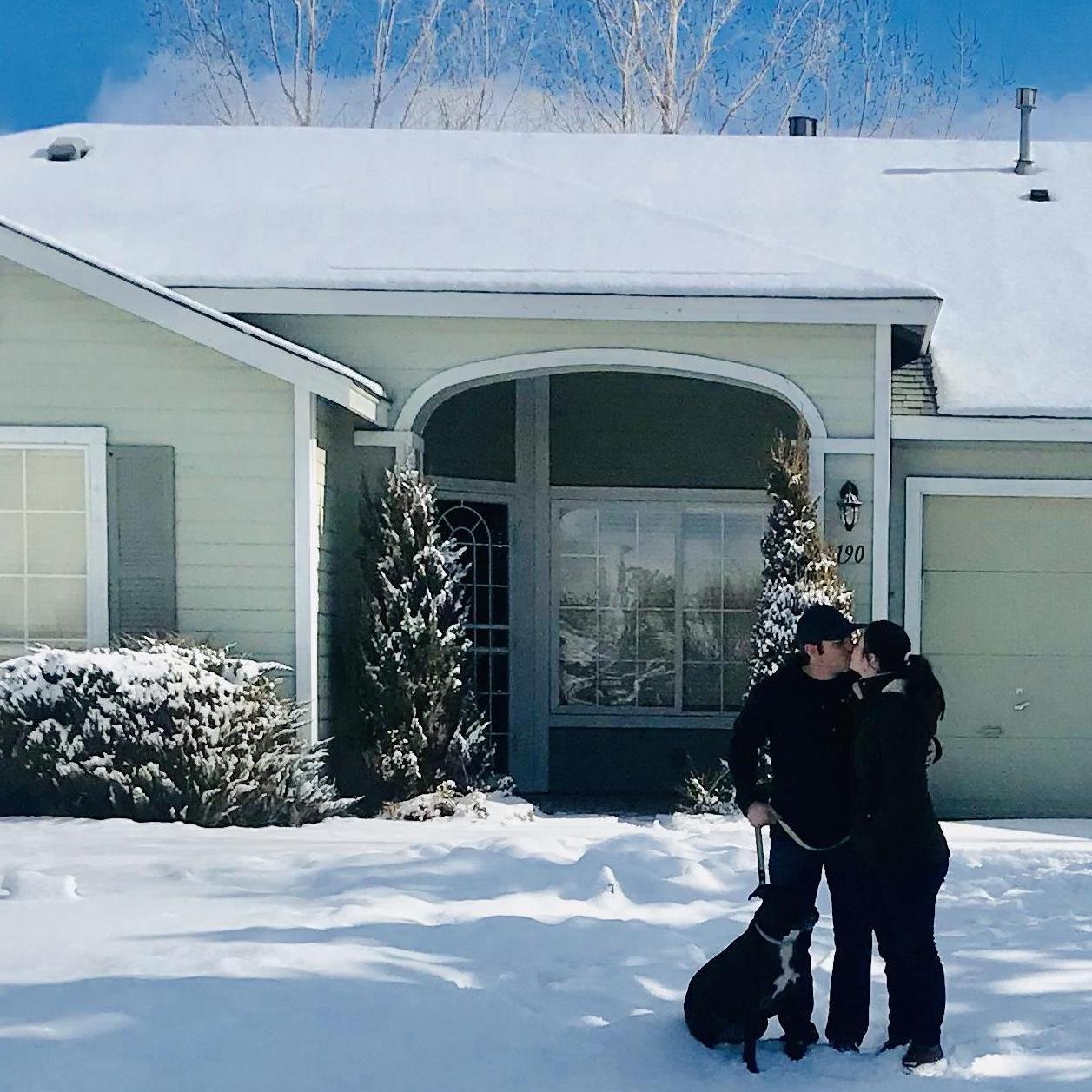 Our first home.