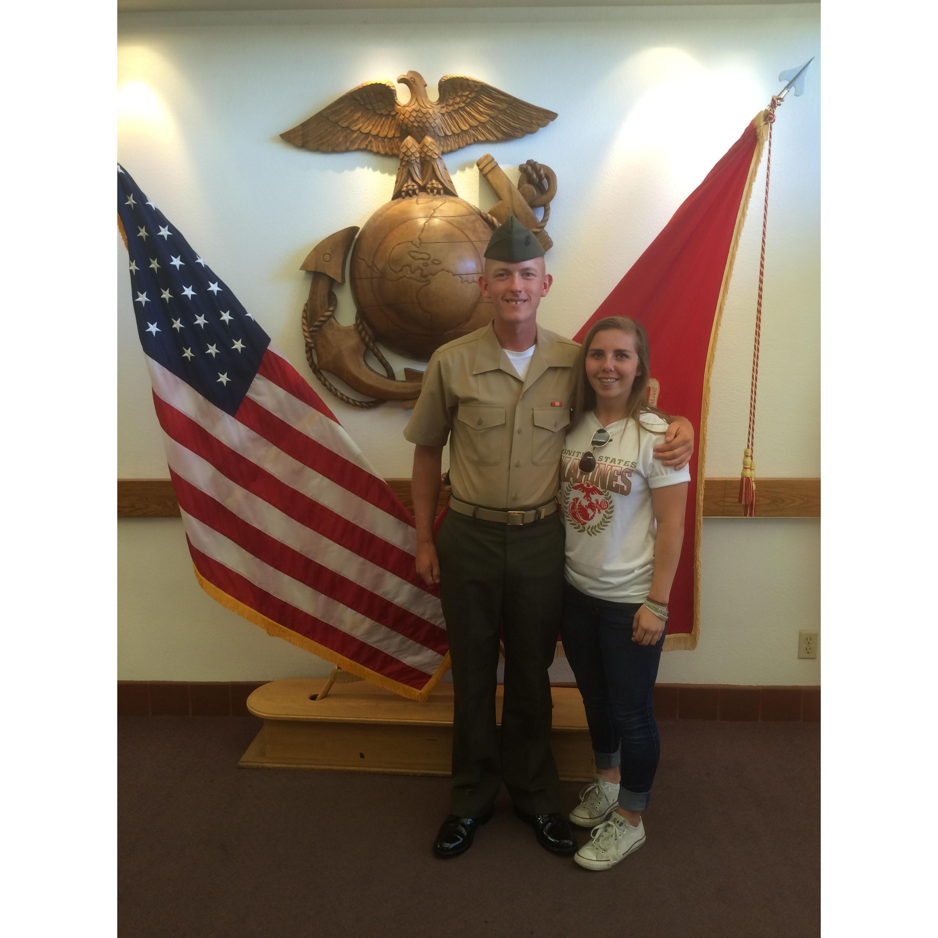 Seeing each other for the first time after 3 months- July 21, 2016
