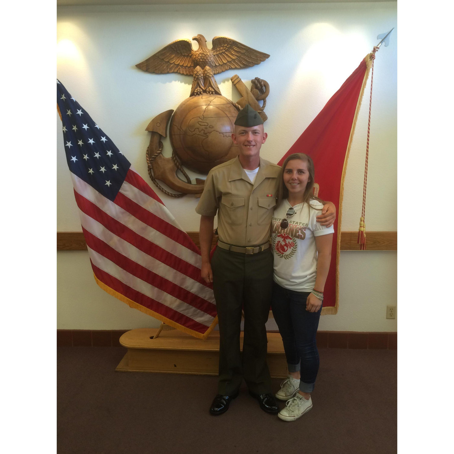 Seeing each other for the first time after 3 months- July 21, 2016
