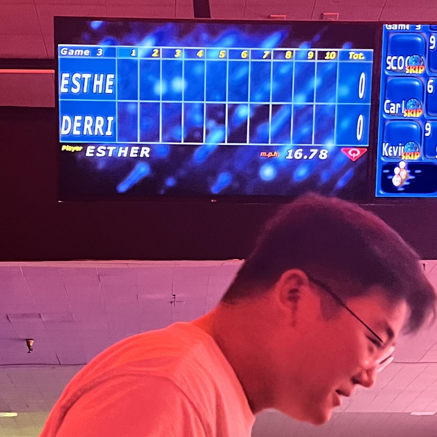 Our first date after officially becoming a couple 🎳