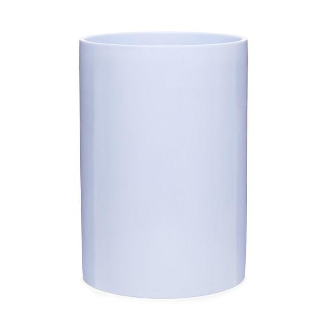 Calvin Klein Eileen Wastebasket in Clear/Periwinkle