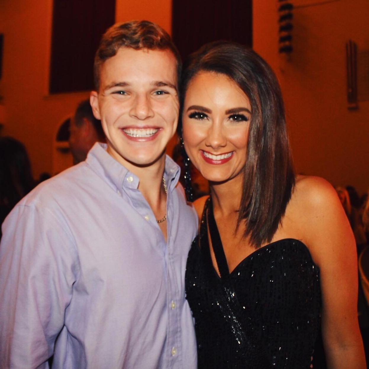 Nathan came to watch Hannah in Miss MSU