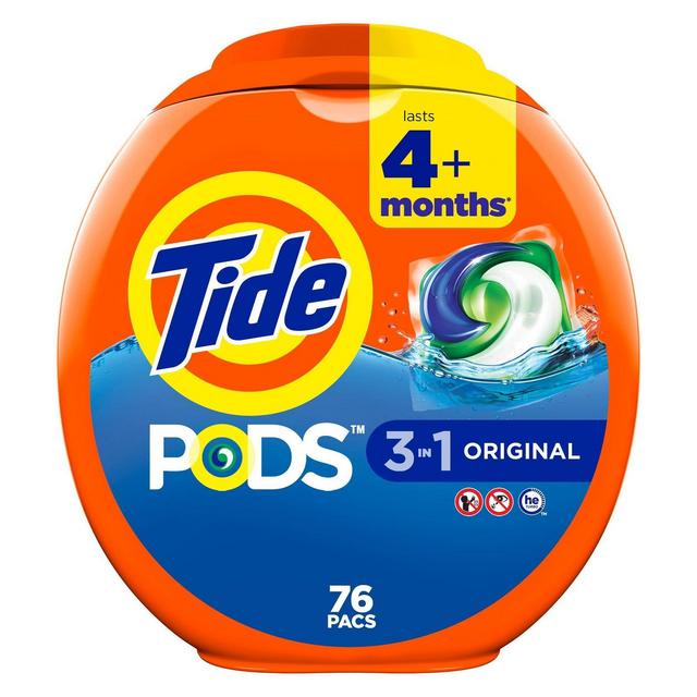 Tide Pods Laundry Detergent Pacs - Original - 66oz/76ct