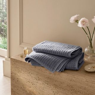Turkish Waffle Hand Towel, Set of 2