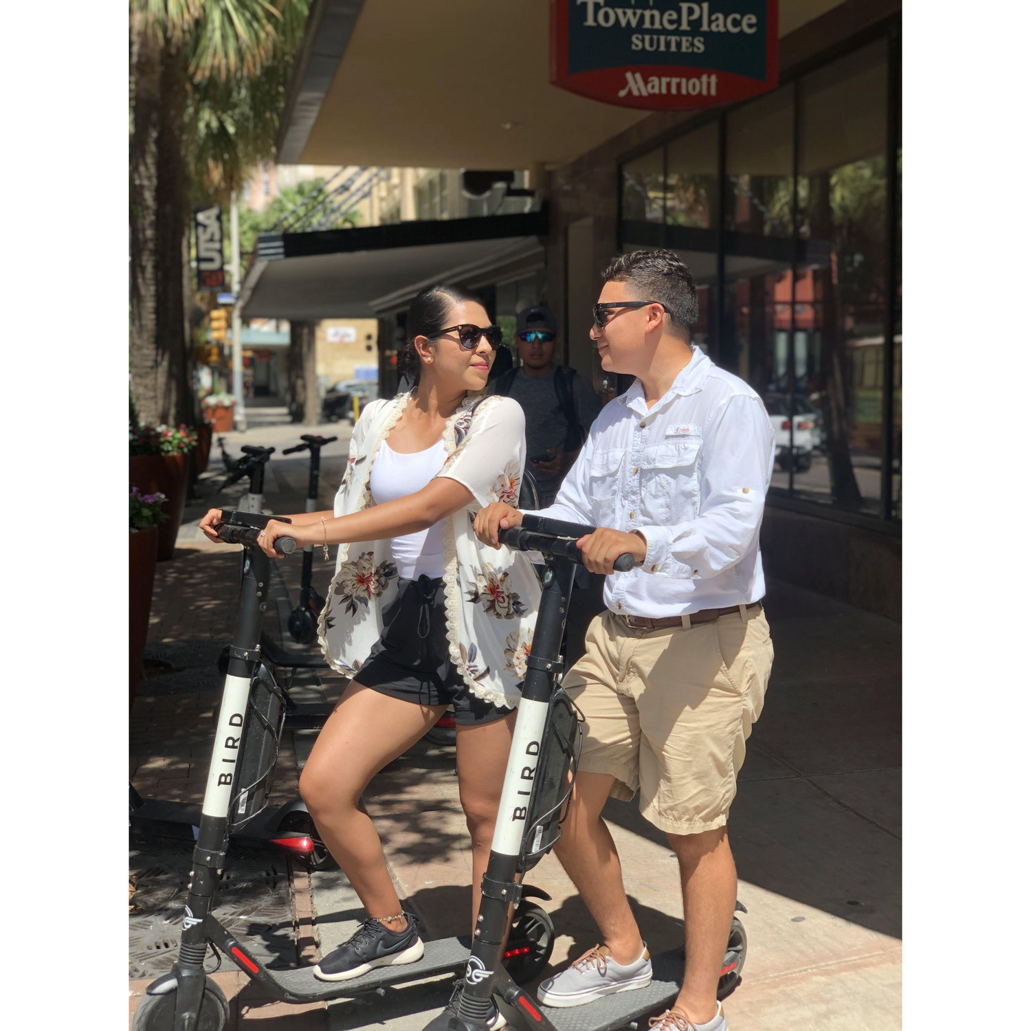 Scootin around San Antonio