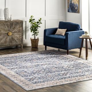 Vintage Tracery Washable Area Rug