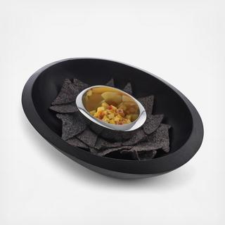 Noir Chip & Dip Tray