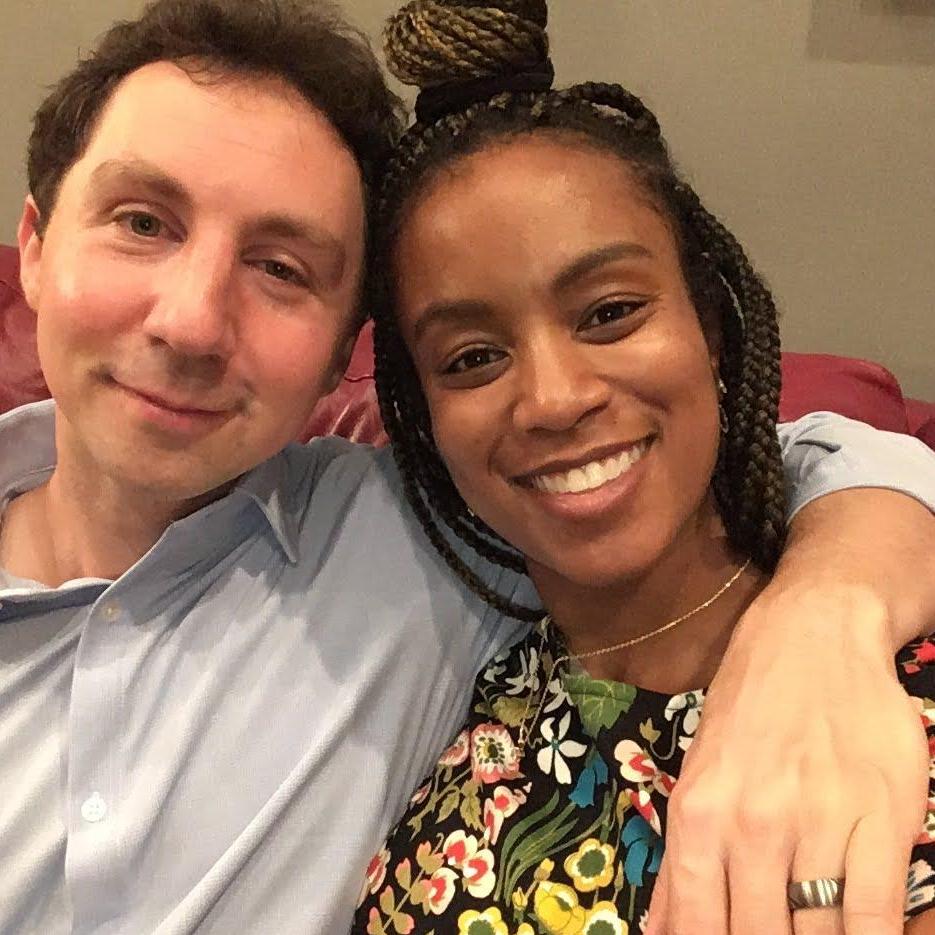 Showing off our bling for our engagement announcement after a small, celebratory dinner with our families 💍 (September 8, 2020)