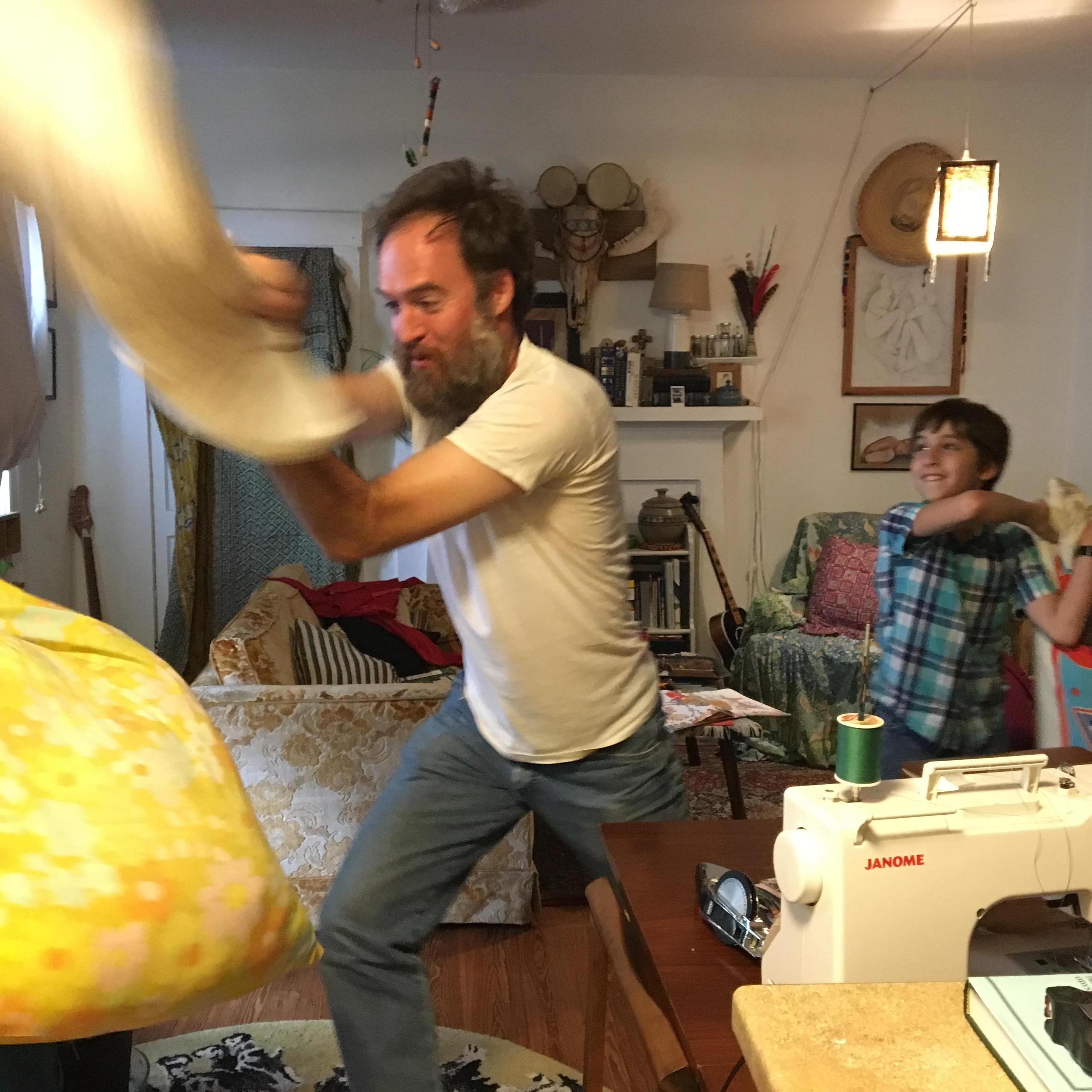 Pillow fight!