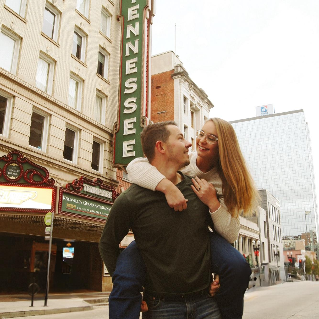 Engagement pictures Downtown with Miss Lexi DeLuca!