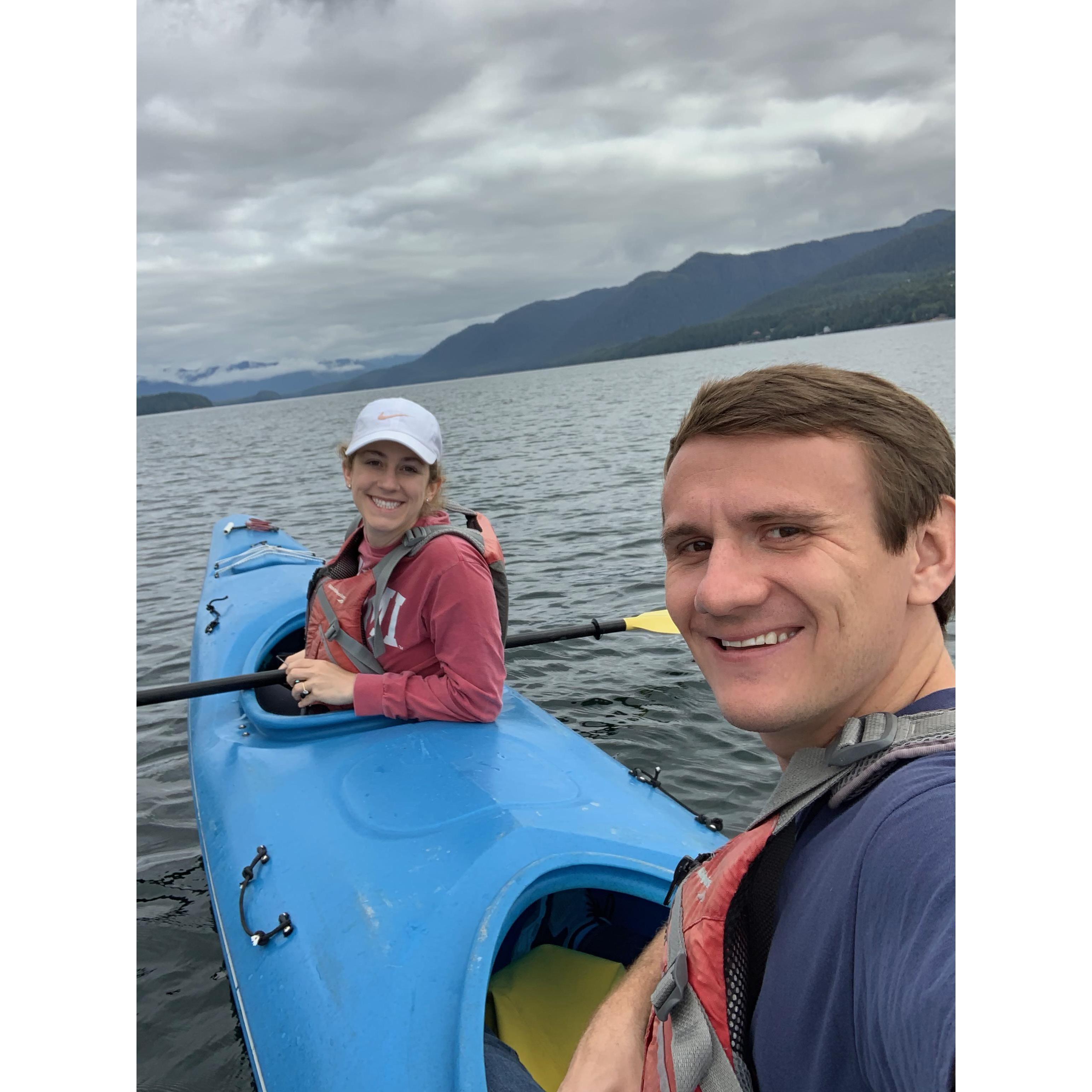 Kayaking in Ketchikan, Alaska - August 2019