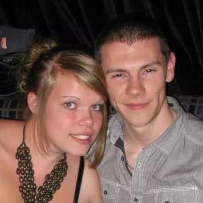 Our first picture together as a couple in May 2013! 💜