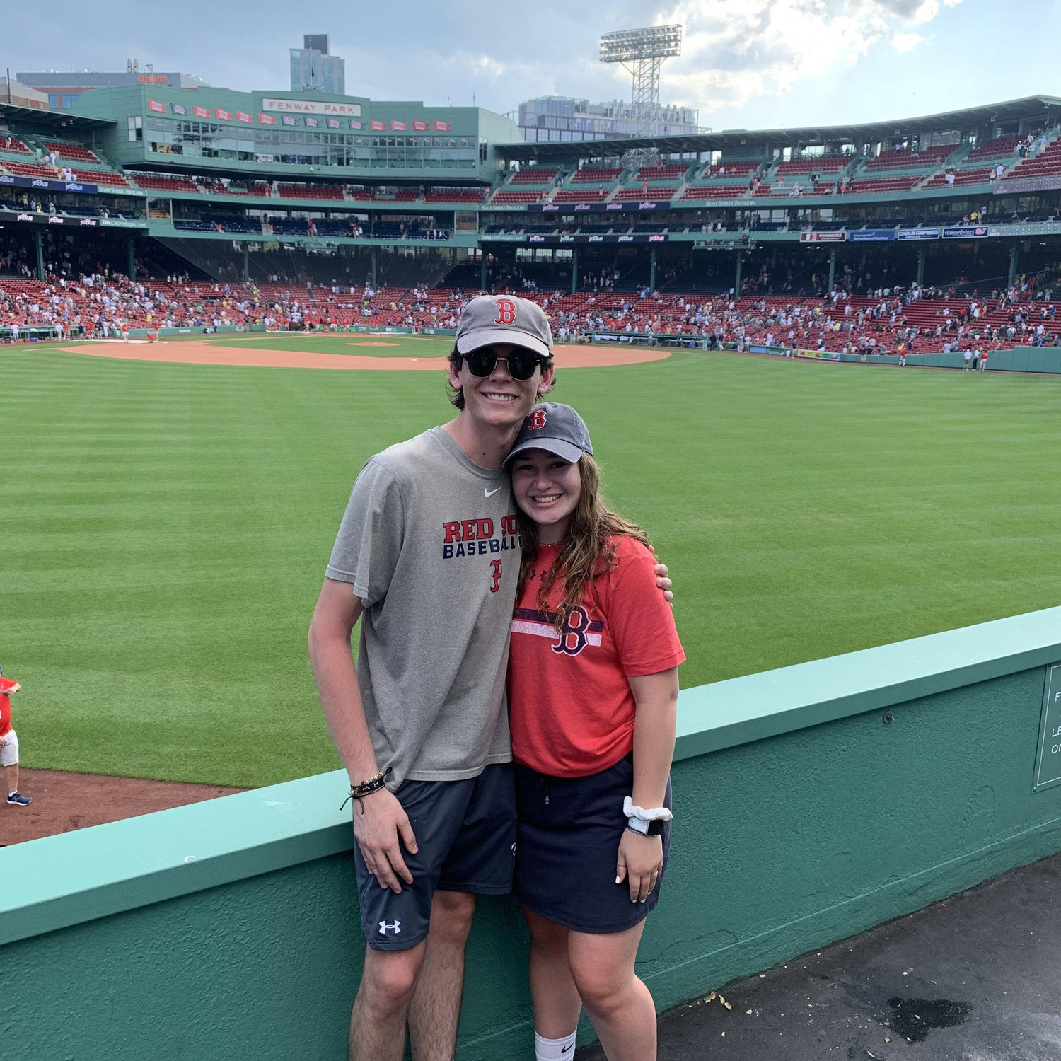 May 2022 - We went to a Red Sox game a couple months into dating