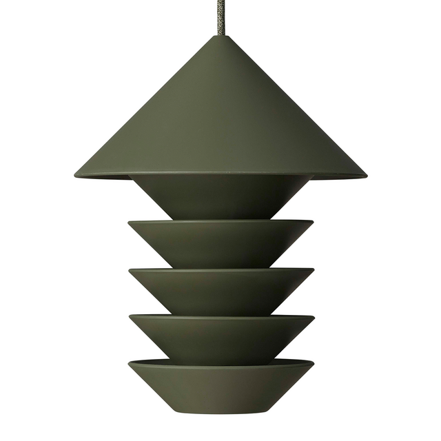 Bird Silo feeder, green