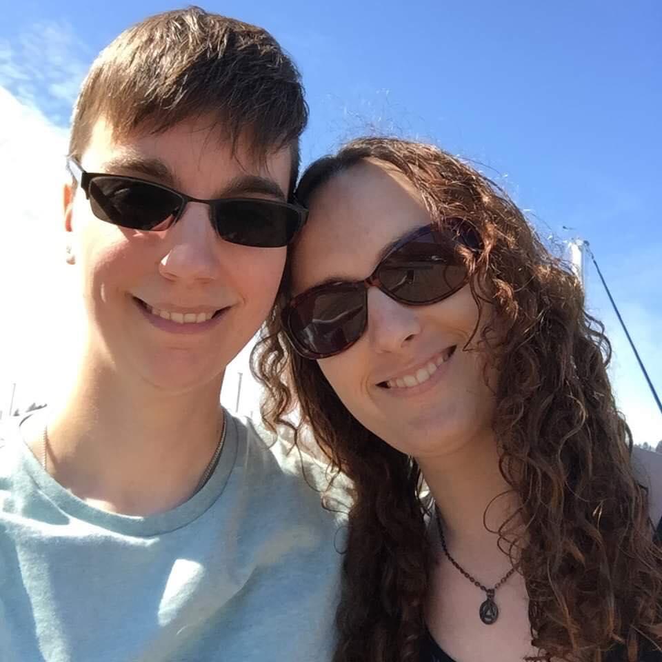 One of our first selfies together!