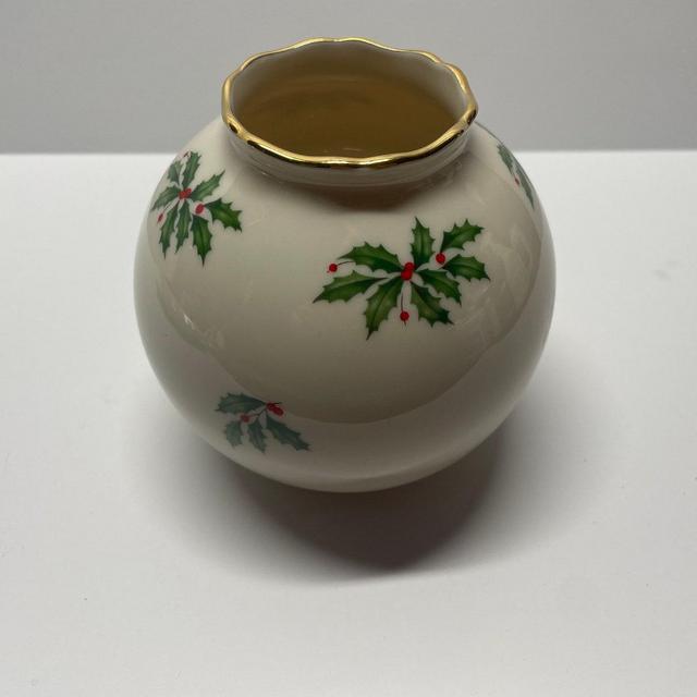 Lenox Globe Vase Holiday