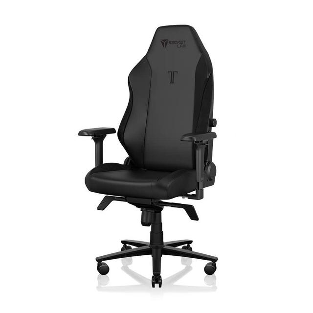 Secretlab Titan Evo Black Gaming Chair - Reclining, Ergonomic & Comfortable Computer Chair with 4D Armrests, Magnetic Head Pillow & 4-Way Lumbar Support - Black - Leatherette