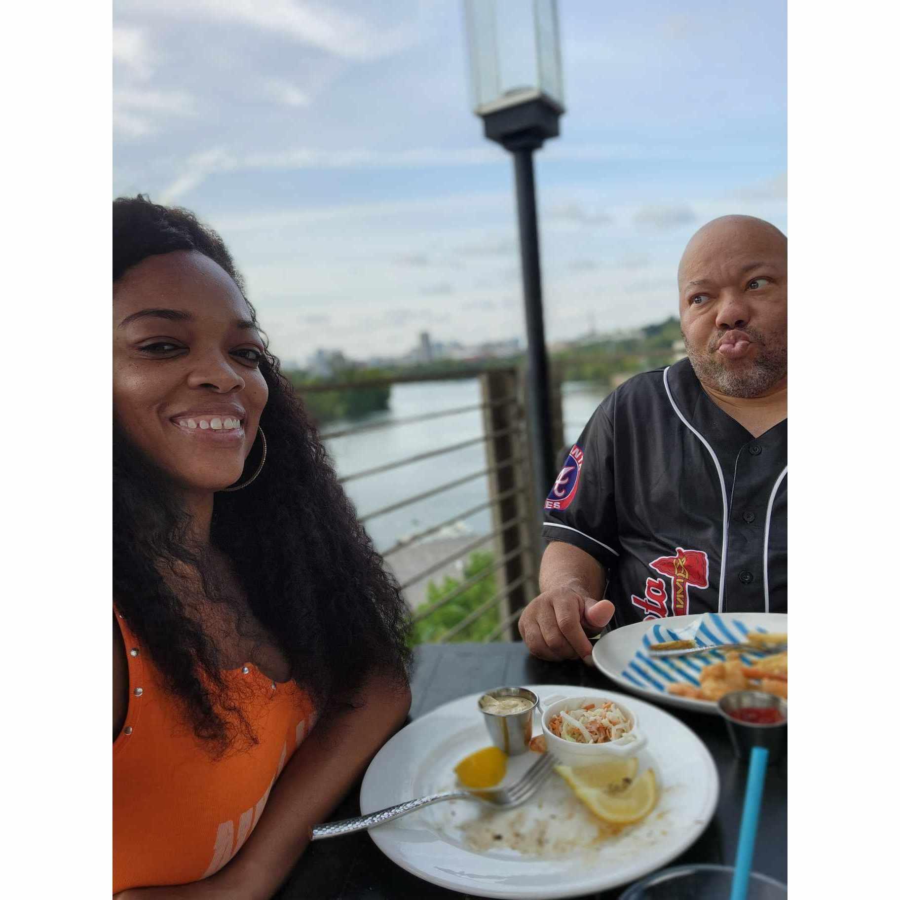 One year anniversary at The Boathouse at Rocketts Landing