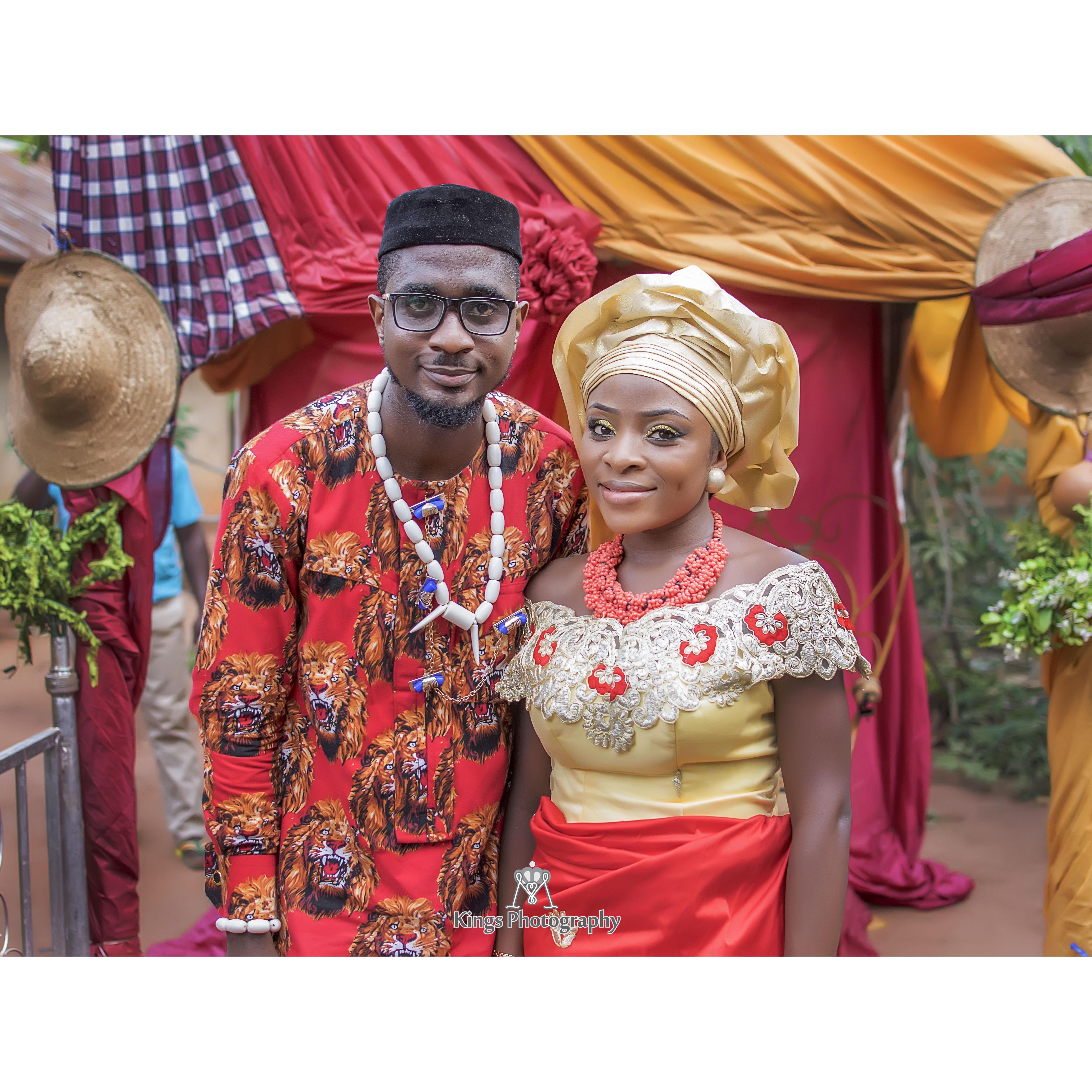 Traditionally we are married already!!