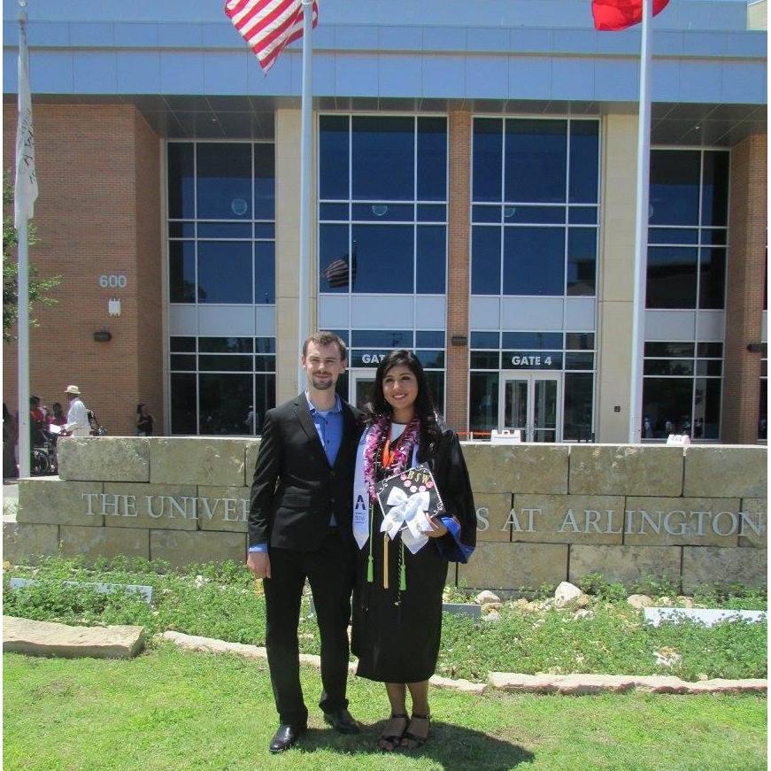 5. 13. 16
Daniela's graduation from UT Arlington.