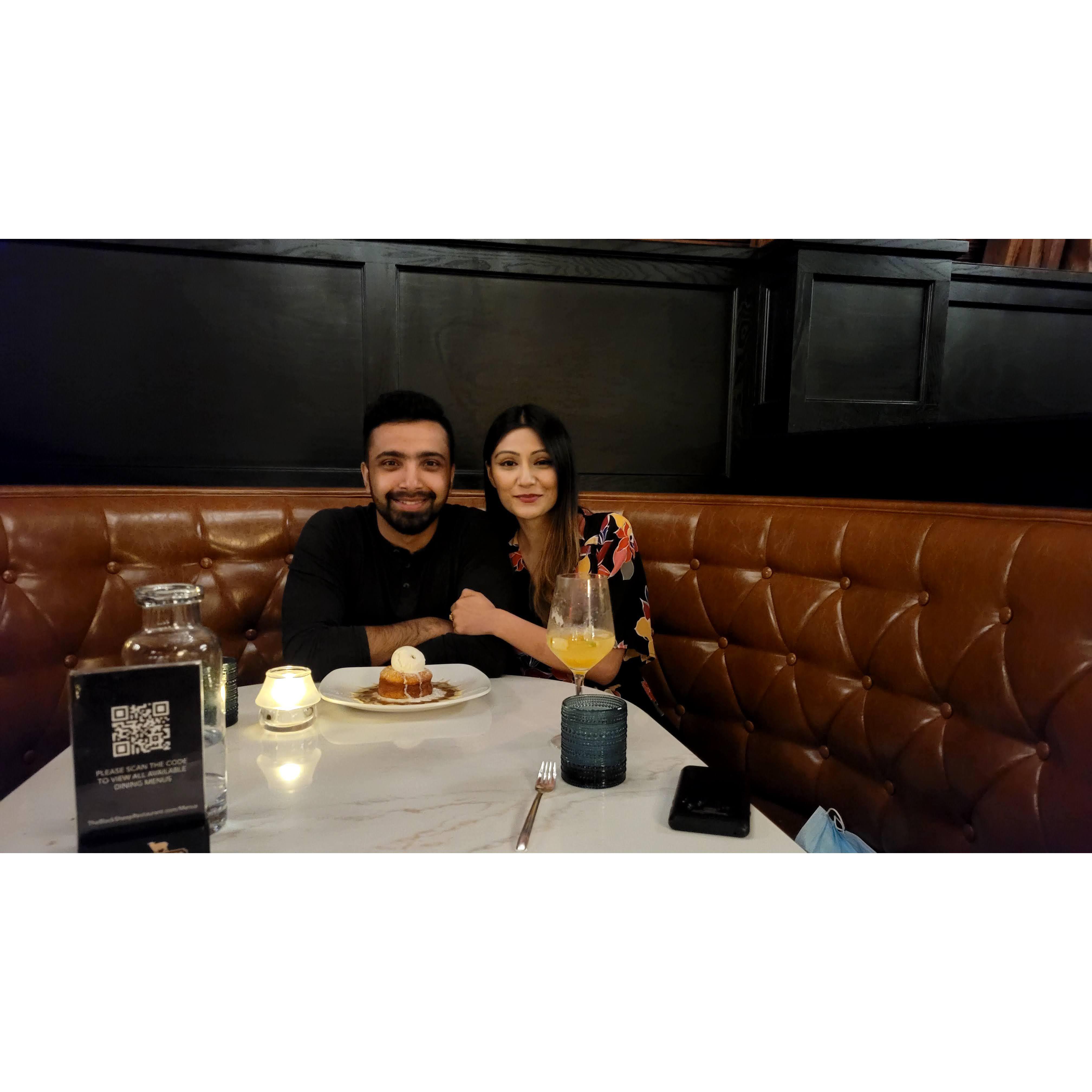 Our first date was in Manassas/Gainesville, where we’re now getting married! Saswat confessed his love soon after—the start of a beautiful journey that’s come full circle to this special moment. ❤️