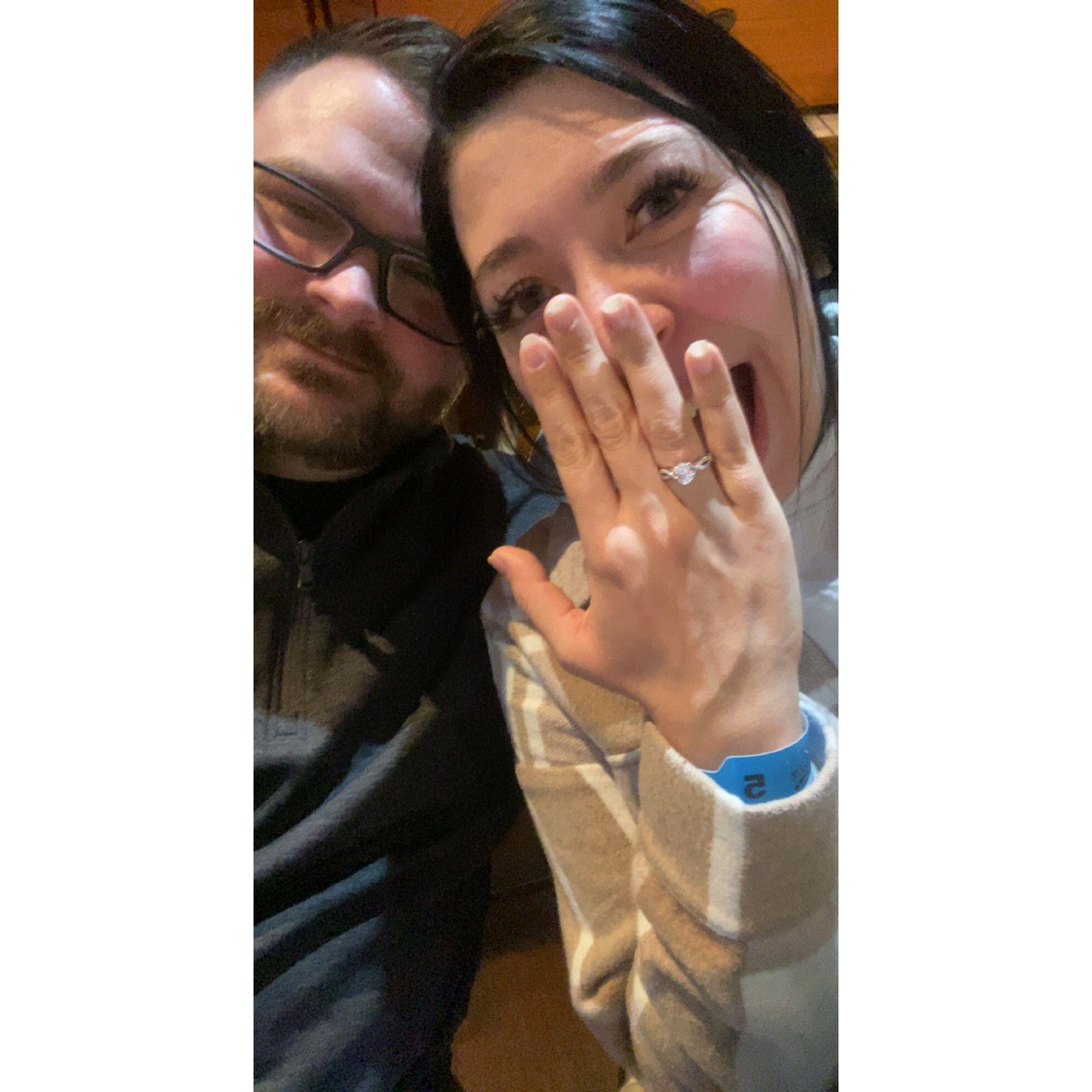 The day Brianna said "YES!"