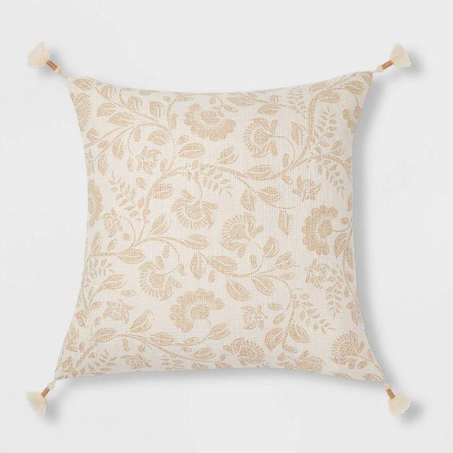 Jacobean Square Throw Pillow - Threshold™