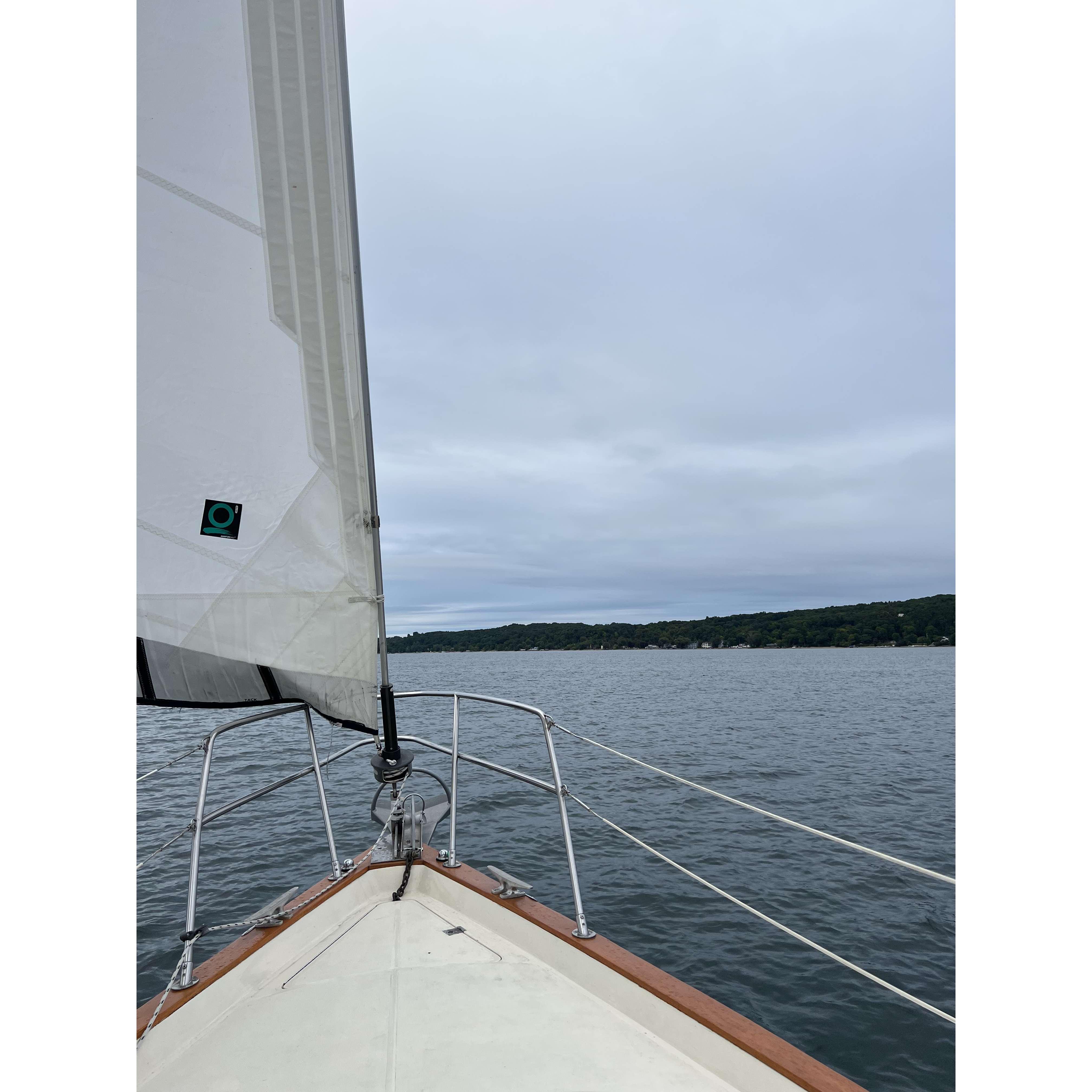 The view from the boat