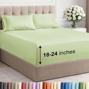 Queen Sheet Set (light sage green)