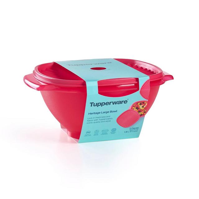 Tupperware Heritage - 8C Bowl - Rubine Red
