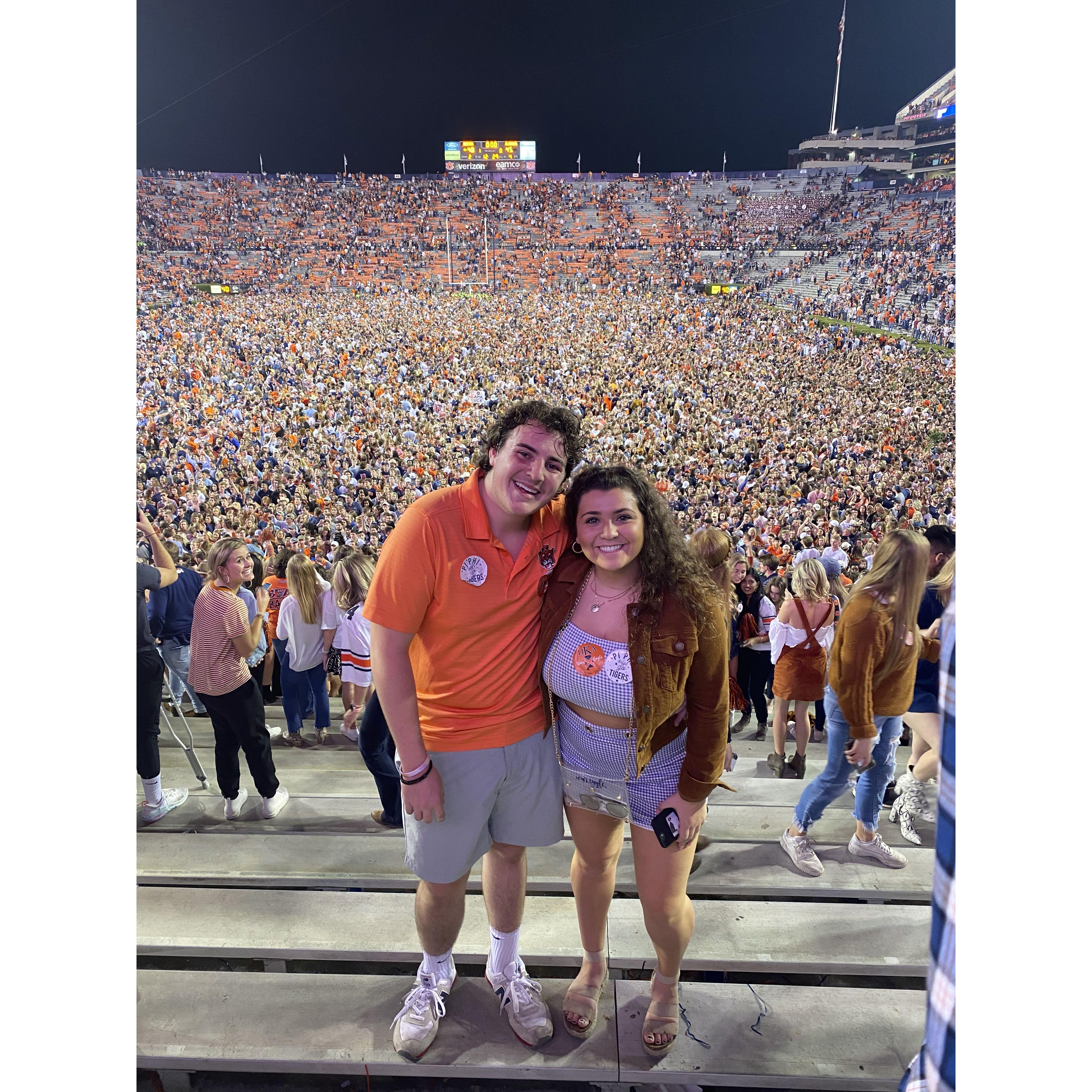 Our first iron bowl victory as students