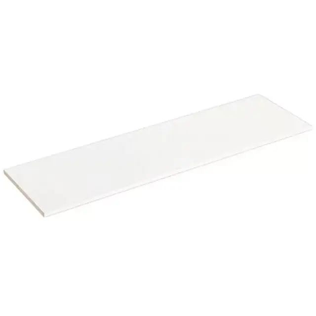 Selectives 48 in. White Laminate Wall Mounted Shelf