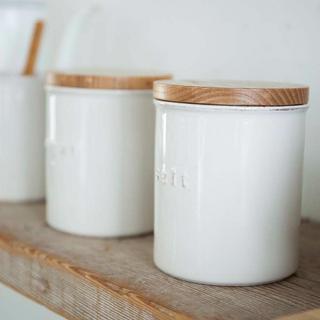 Tosca Ceramic Salt Canister