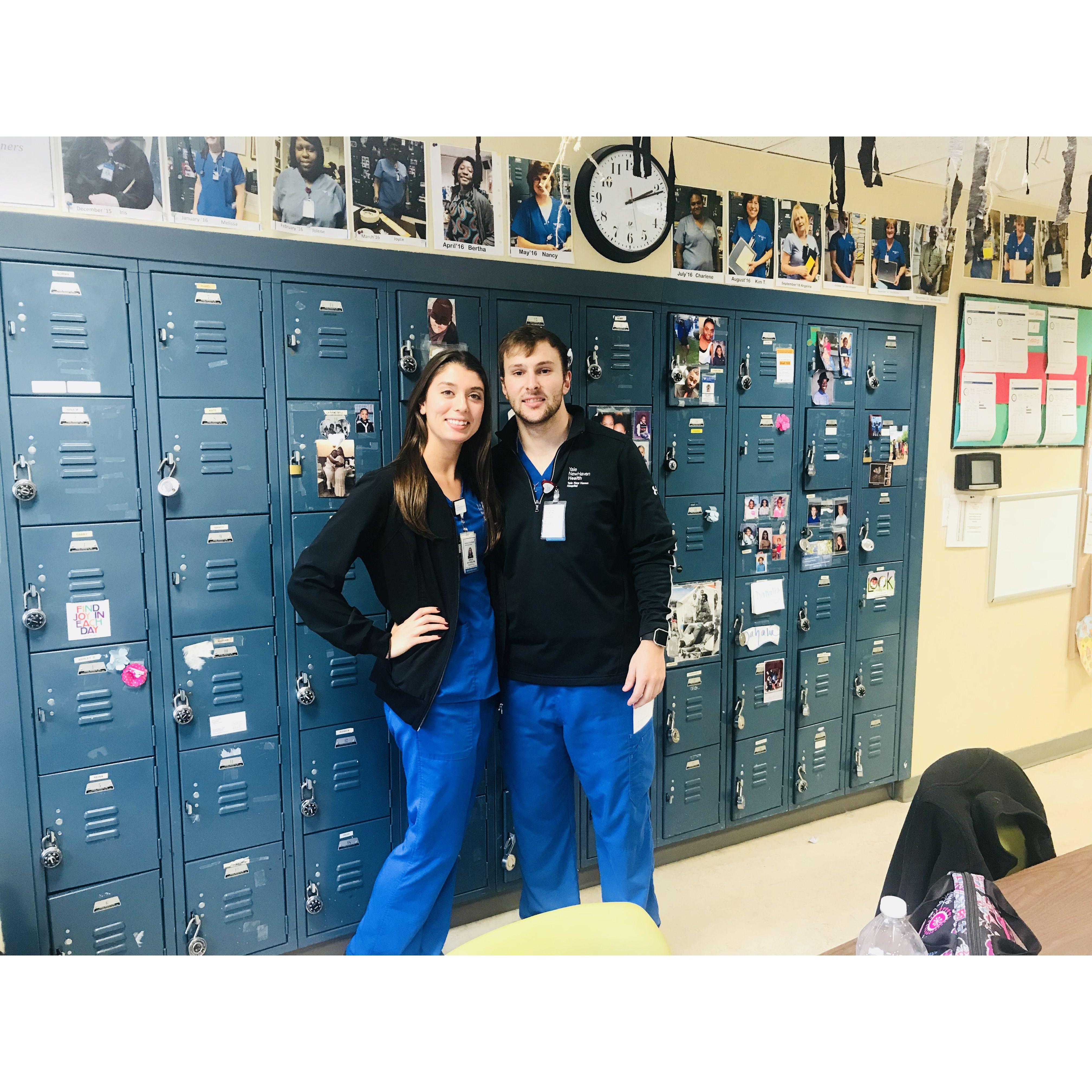 Kevin & Ashley met working together as new graduate nurses at the hospital!