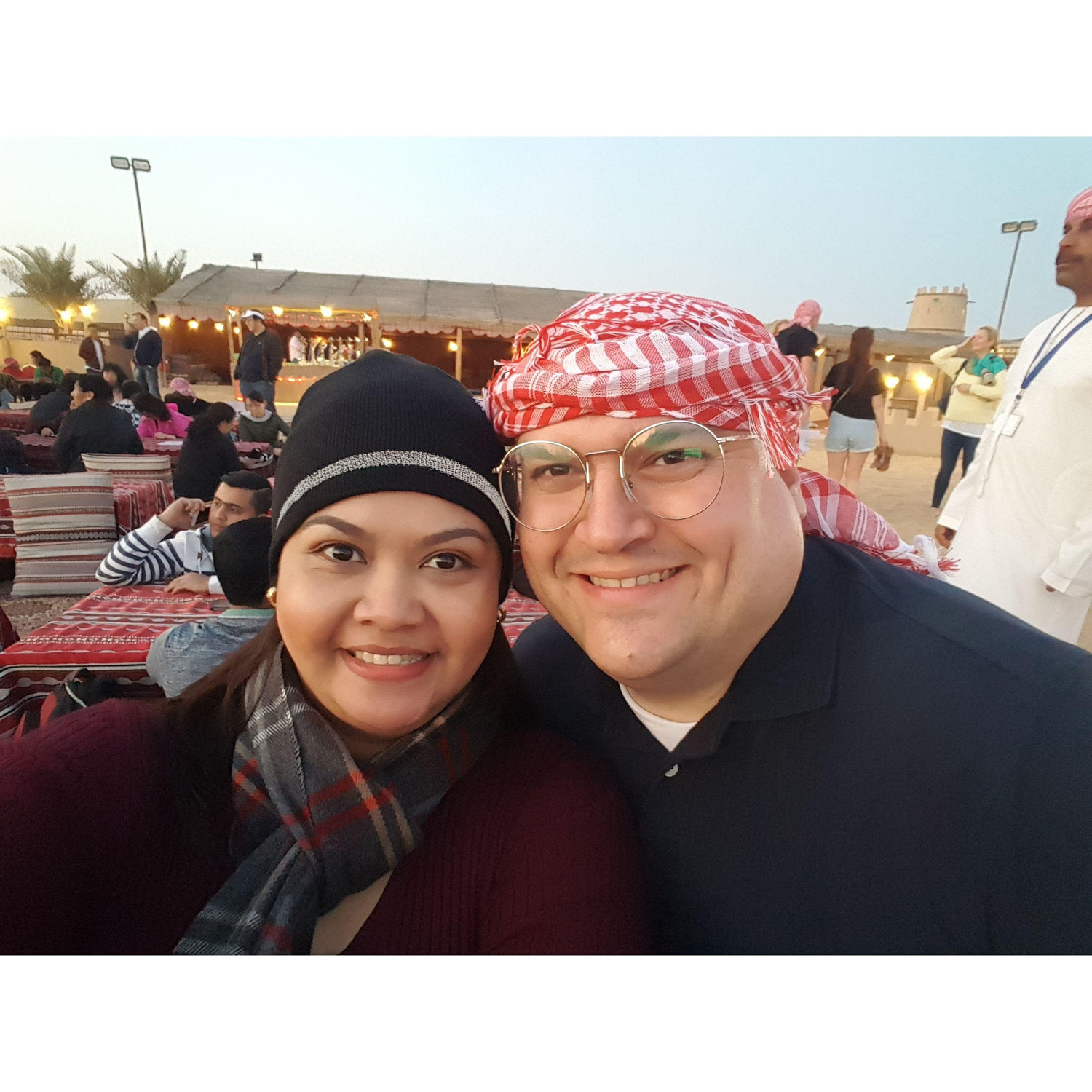 We went on a desert safari!
