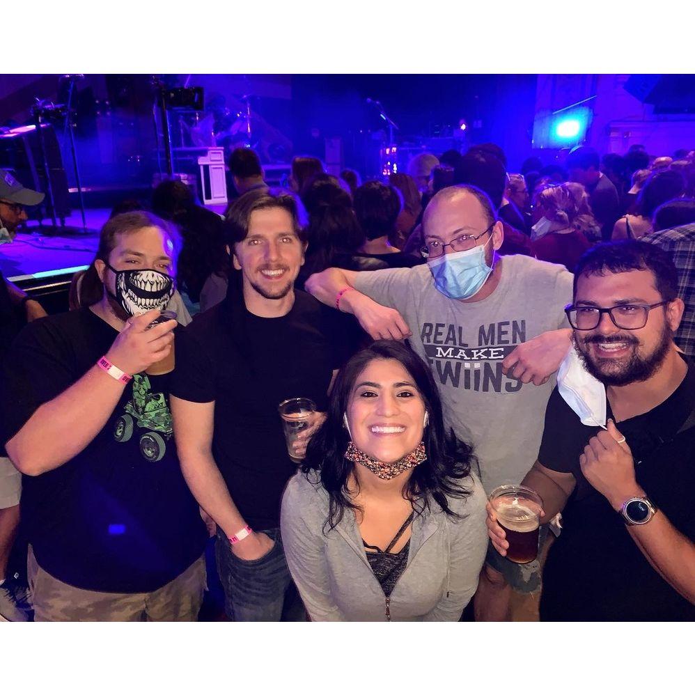 Concert time with the bros in 2021