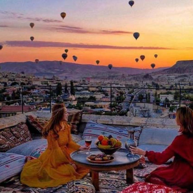 Cappadocia Rooftop Terrace Dinner